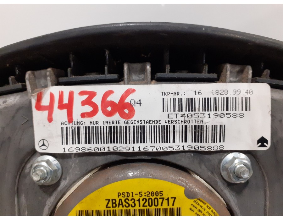 Recambio de airbag delantero izquierdo para mercedes-benz clase a (w169) a 160 cdi (169.006) referencia OEM IAM 1618289940  1698