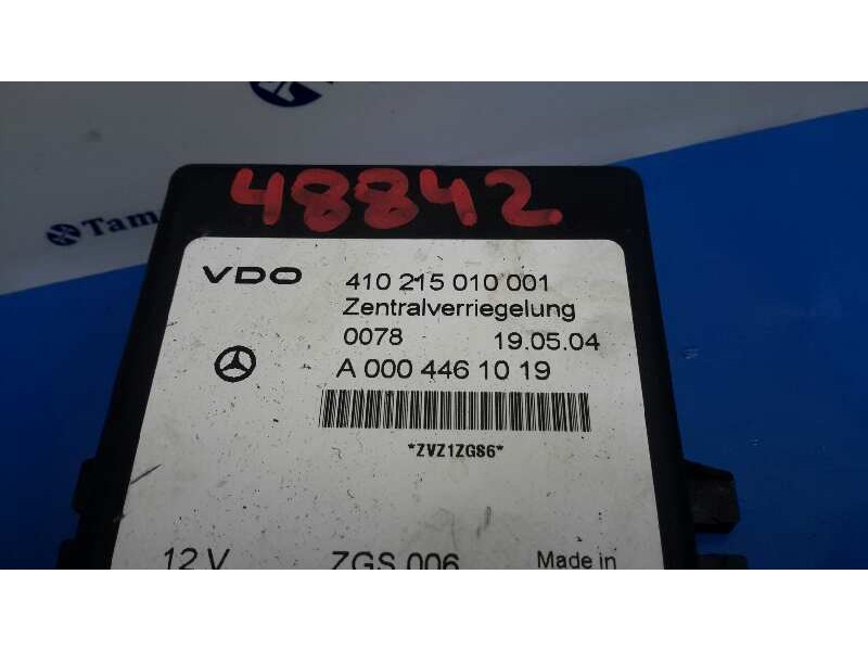 Recambio de modulo electronico para mercedes-benz sprinter (w901,w904) caja cerr. referencia OEM IAM 410215010001  A0004461019