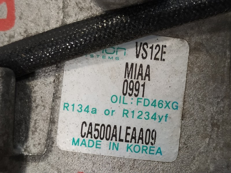 Recambio de compresor aire acondicionado para hyundai i20 1.2 16v cat referencia OEM IAM CA500ALEAA09  