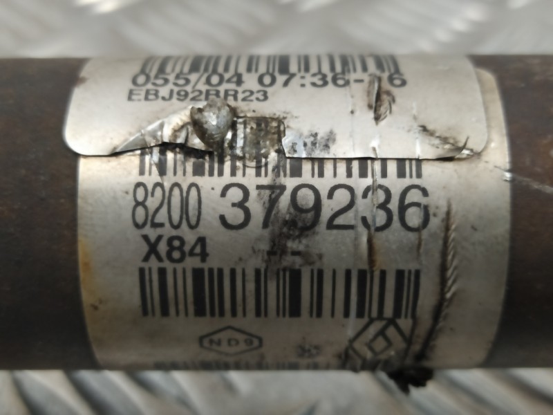 Recambio de transmision delantera izquierda para renault megane ii berlina 5p referencia OEM IAM 8200379236  