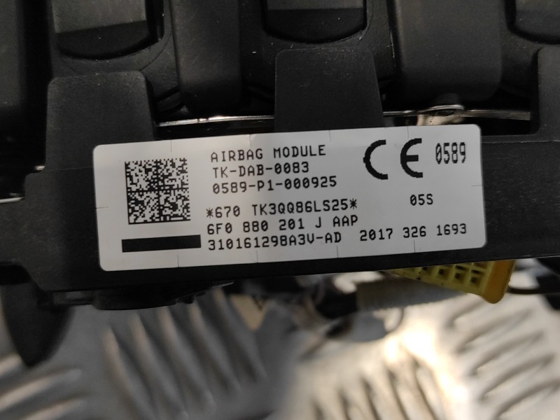 Recambio de airbag delantero izquierdo para seat ateca (kh7) 1.6 tdi referencia OEM IAM 6F0880201J  0589P1000925