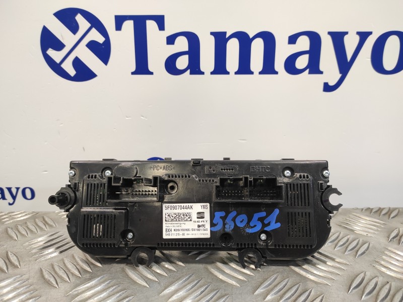 Recambio de mando climatizador para seat ateca (kh7) 1.6 tdi referencia OEM IAM 5F0907044AK  