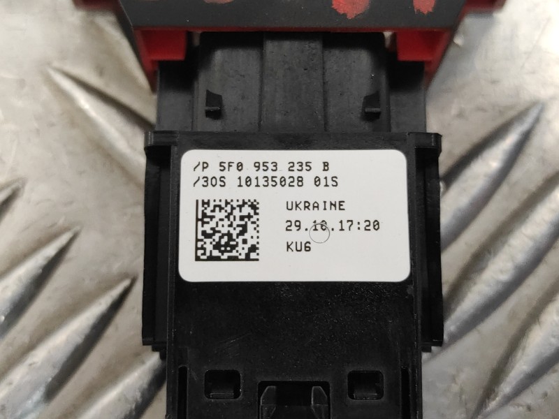 Recambio de warning para seat ateca (kh7) 1.6 tdi referencia OEM IAM 5F0953235B  1013502801S