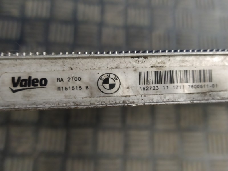 Recambio de radiador agua para bmw serie 3 touring (f31) 2.0 turbodiesel referencia OEM IAM M151515B 760051101 RA2100