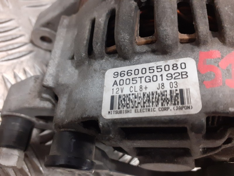 Recambio de alternador para citroën c3 1.4 referencia OEM IAM 9660055080  A005TG0192B
