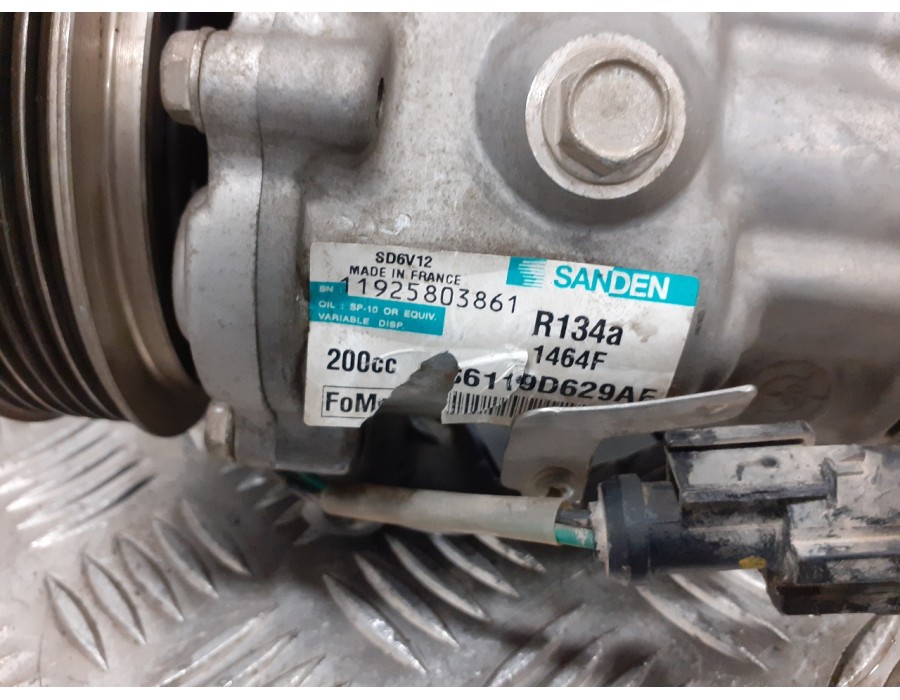 Recambio de compresor aire acondicionado para ford fusion (cbk) 1.4 tdci cat referencia OEM IAM SD6V121464F  2S6119D629AF