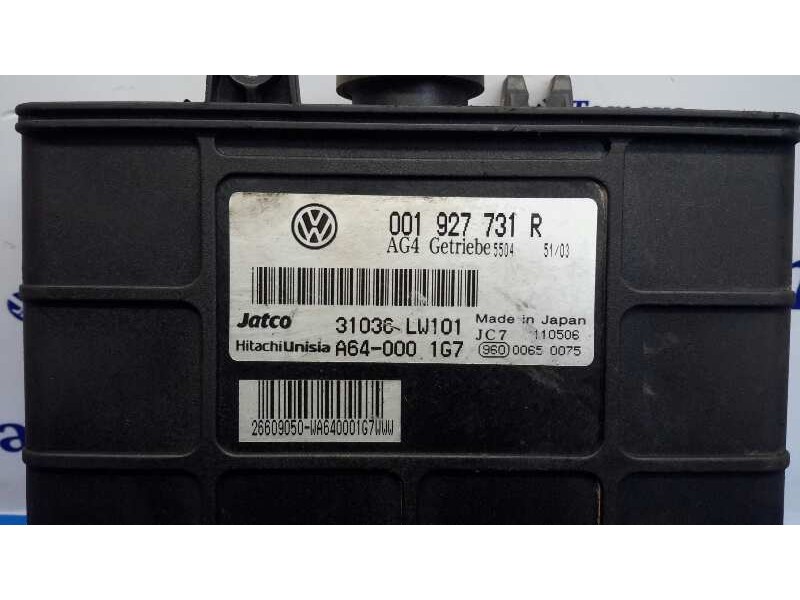 Recambio de centralita motor uce para seat ibiza (6l1) 1.4 16v referencia OEM IAM 001927731R A640001G7 31036LW101