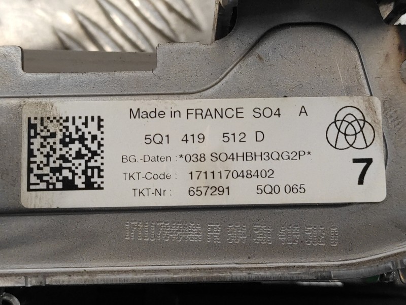 Recambio de columna direccion para seat ateca (kh7) 1.6 tdi referencia OEM IAM 5Q1419512D EP0000000B0 EP0916564B1