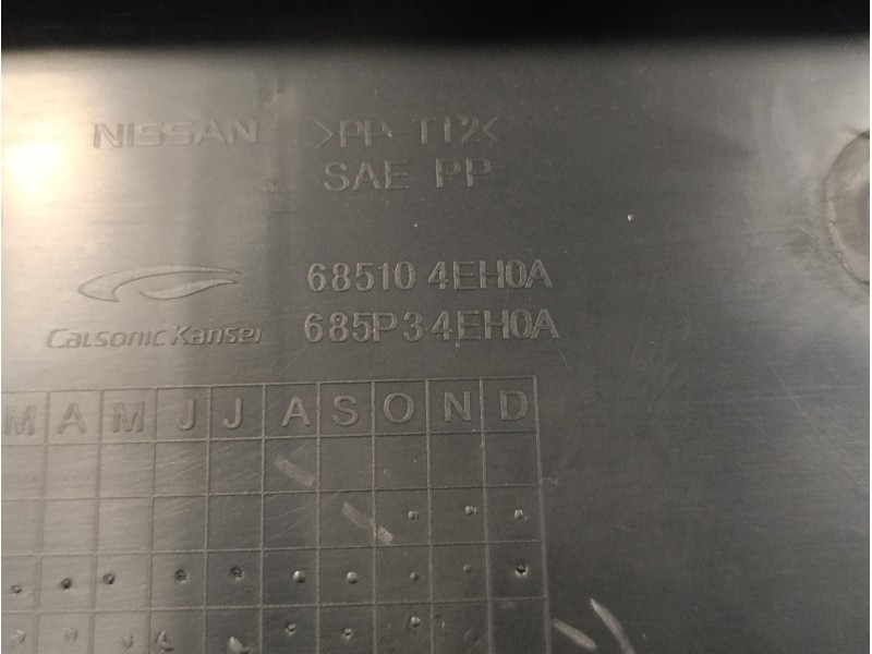 Recambio de guantera para nissan qashqai (j11) 1.6 dci turbodiesel cat referencia OEM IAM 685104EH0A  685P34EH0A