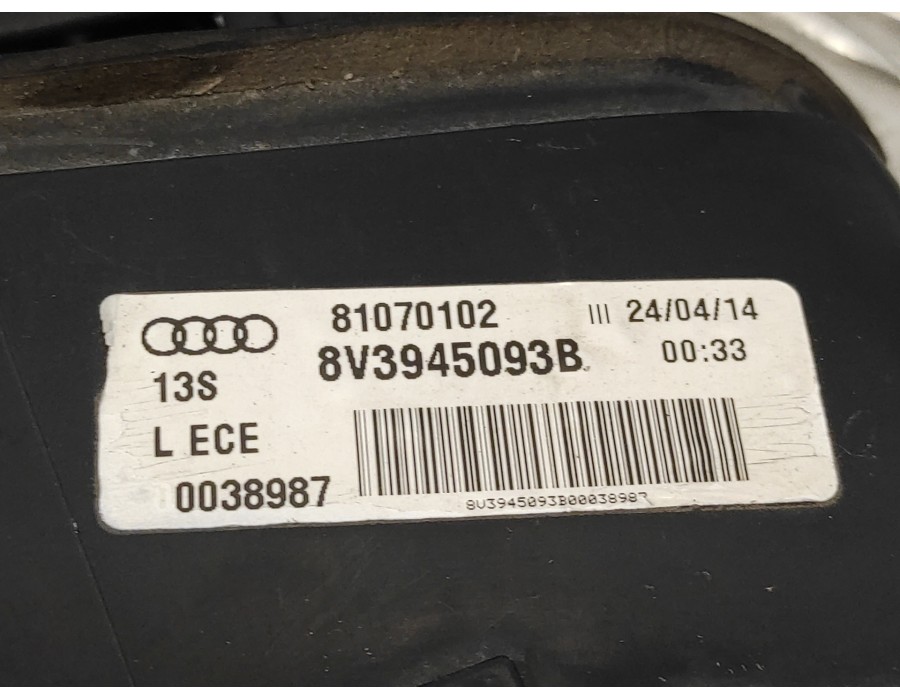 Recambio de piloto trasero izquierdo interior para audi s3 (8v1) 2.0 16v tfsi referencia OEM IAM 8V3945093B  
