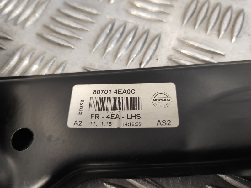 Recambio de elevalunas delantero izquierdo para nissan qashqai (j11) 1.6 dci turbodiesel cat referencia OEM IAM 807014EA0C  