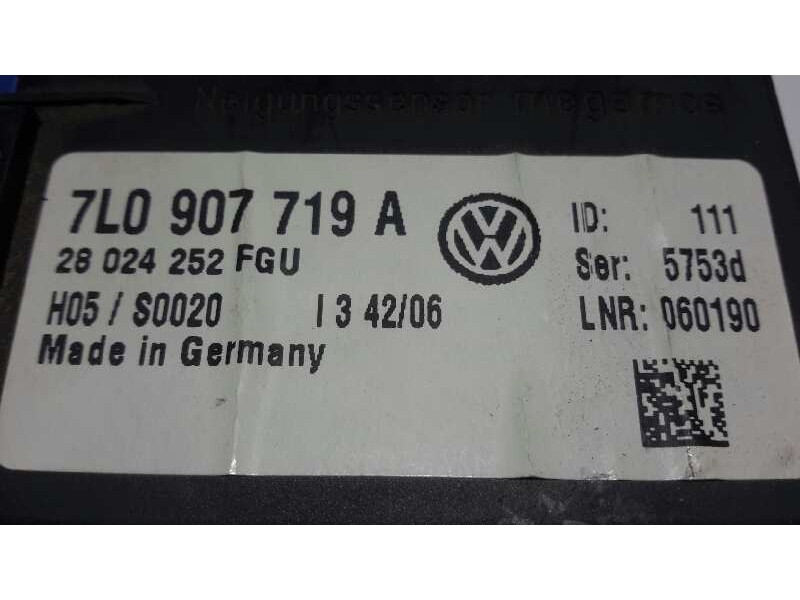 Recambio de centralita inmovilizador para volkswagen touareg (7l6) 2.5 tdi dpf referencia OEM IAM 7L0907719A  28024252FGU