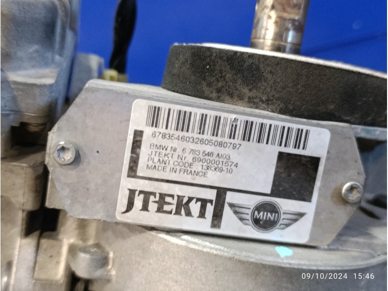 Recambio de cremallera direccion para bmw mini (r56) 1.6 16v cat referencia OEM IAM 6783546AI03 13836910 6900001574