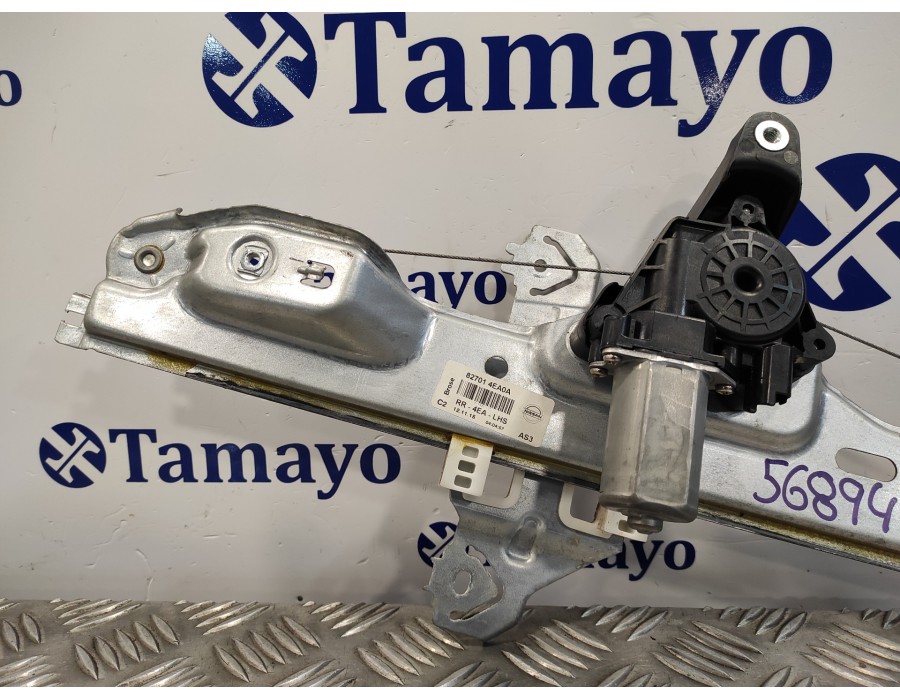 Recambio de elevalunas trasero izquierdo para nissan qashqai (j11) 1.6 dci turbodiesel cat referencia OEM IAM 827014EA0A  C17690