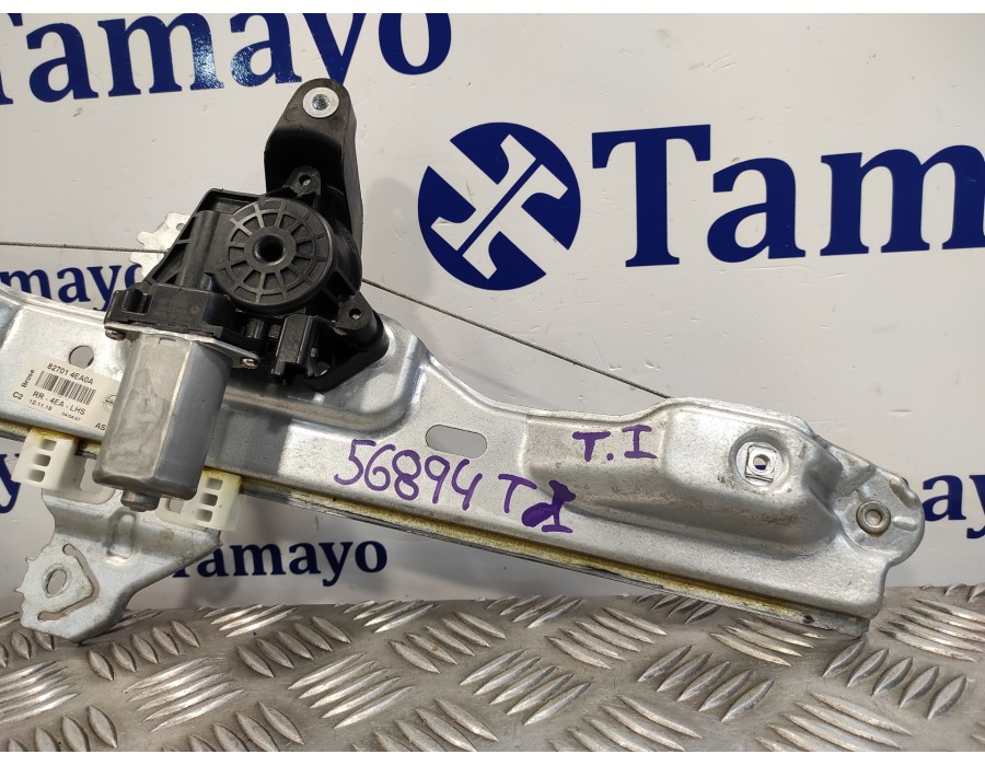 Recambio de elevalunas trasero izquierdo para nissan qashqai (j11) 1.6 dci turbodiesel cat referencia OEM IAM 827014EA0A  C17690