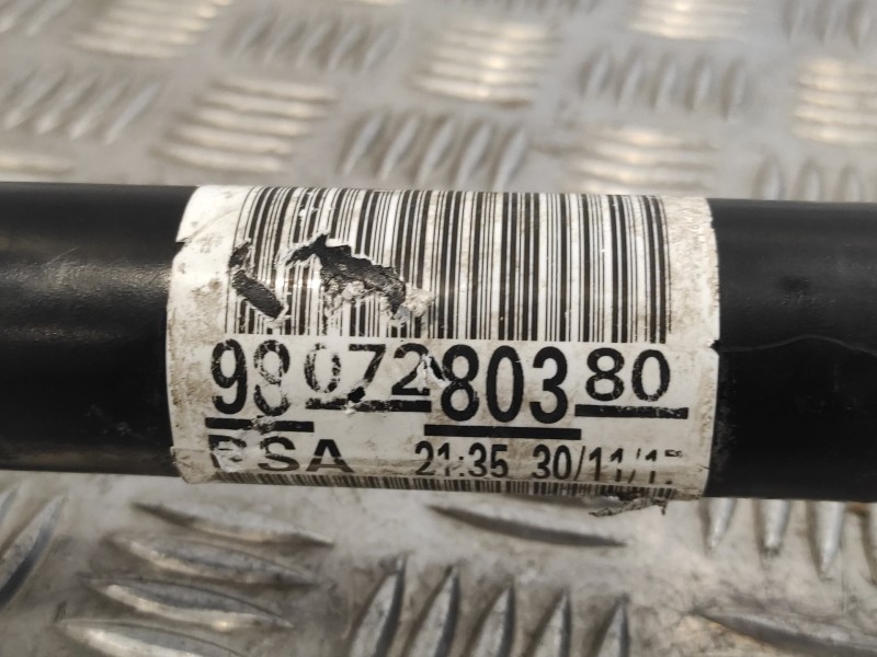 Recambio de transmision delantera derecha para peugeot 2008 (--.2013) 1.2 12v e-thp referencia OEM IAM 9807280380  