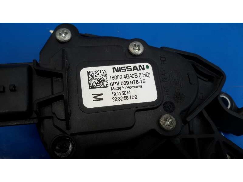 Recambio de potenciometro pedal para nissan qashqai (j11) 1.5 turbodiesel cat referencia OEM IAM 180024BA0B  6PV00997615