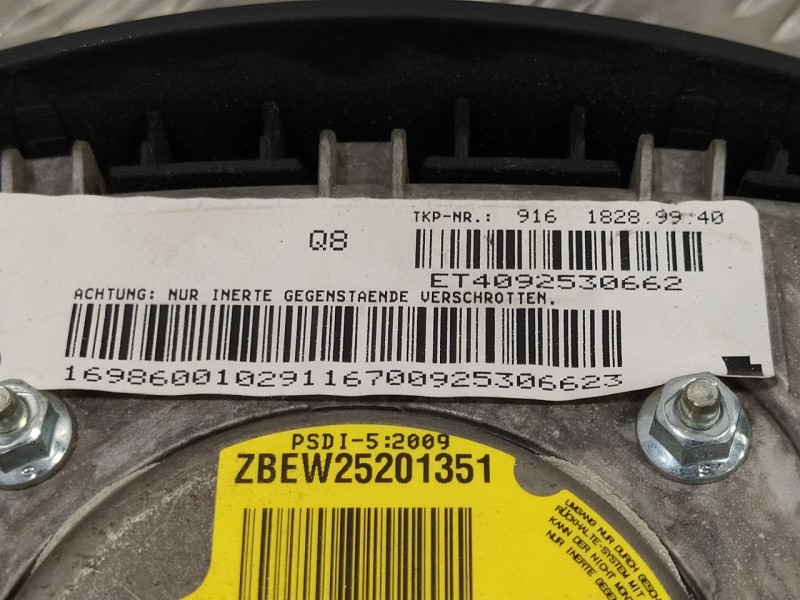Recambio de airbag delantero izquierdo para mercedes-benz clase a (w169) 1.5 cat referencia OEM IAM 91618289940  16986001029