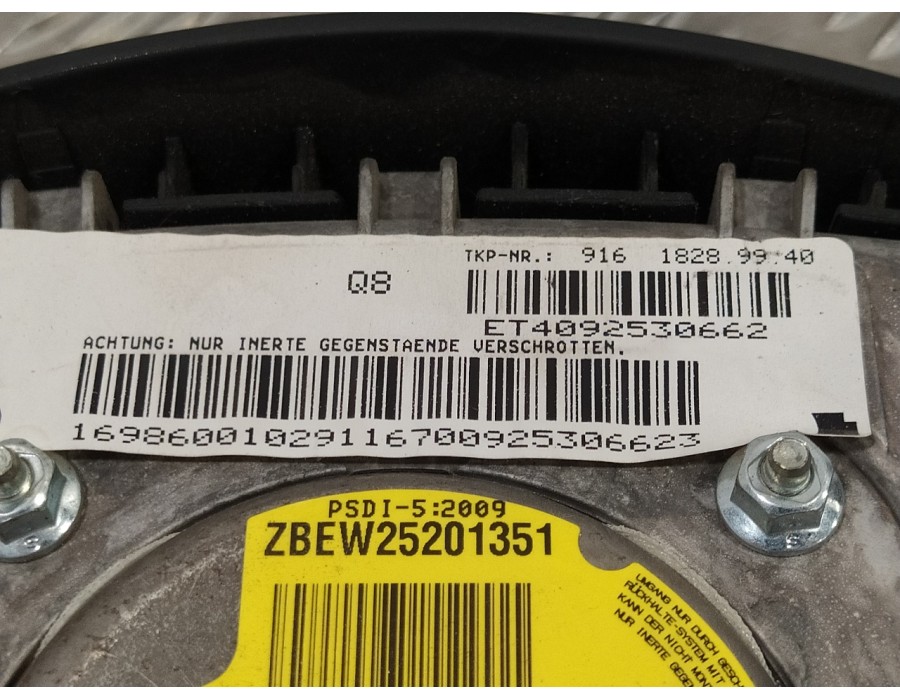 Recambio de airbag delantero izquierdo para mercedes-benz clase a (w169) 1.5 cat referencia OEM IAM 91618289940  16986001029