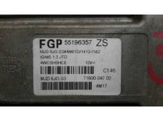 Recambio de centralita motor uce para suzuki ignis rm (mh) 1.3 ddis diesel cat referencia OEM IAM 55196357 7160004702 MJD6JOS3 2