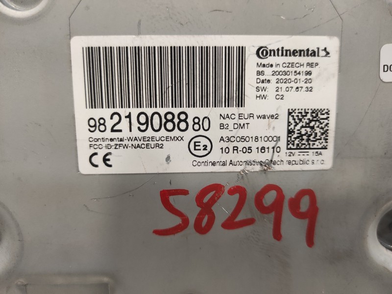 Recambio de sistema audio / radio cd para peugeot 308 sw referencia OEM IAM 9821908880  