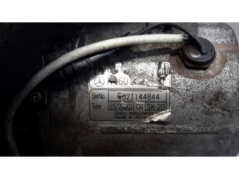 Recambio de compresor aire acondicionado para smart micro compact car 600cc referencia OEM IAM A1602300111 SS72DLG1 0003191V008