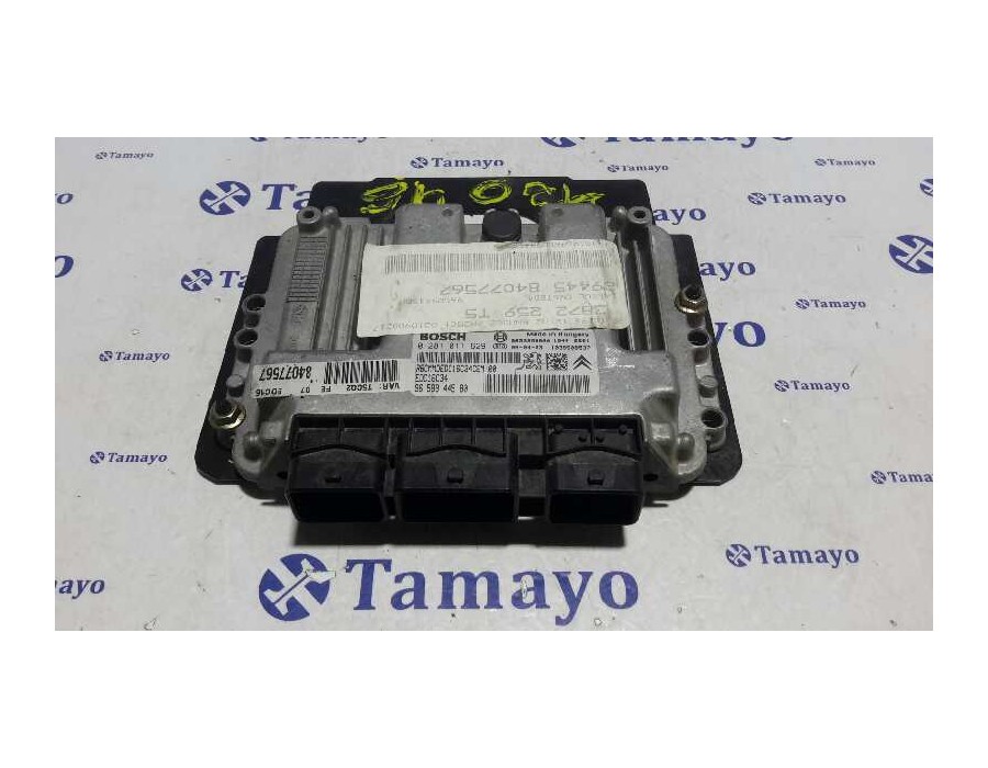 Recambio de centralita motor uce para peugeot 307 break / sw (s1) 1.6 hdi referencia OEM IAM 0281011629 EDC16C34 9658944580