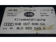 Recambio de mando climatizador para audi a3 (8l) referencia OEM IAM 8L0820043D  5HB00760804 2