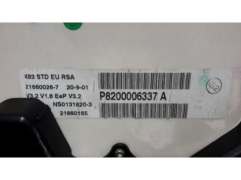 Recambio de cuadro instrumentos para renault trafic caja cerrada (ab 4.01) l1h1 2,90t caja cerrada, corto referencia OEM IAM P82