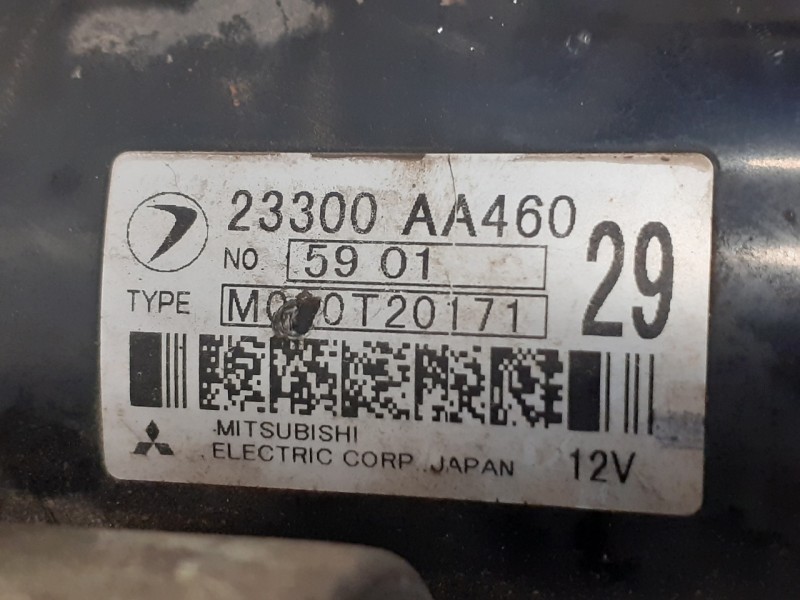 Recambio de motor arranque para subaru legacy familiar/outback b13 (bp) 3.0 cat referencia OEM IAM M000T20171  23300AA460
