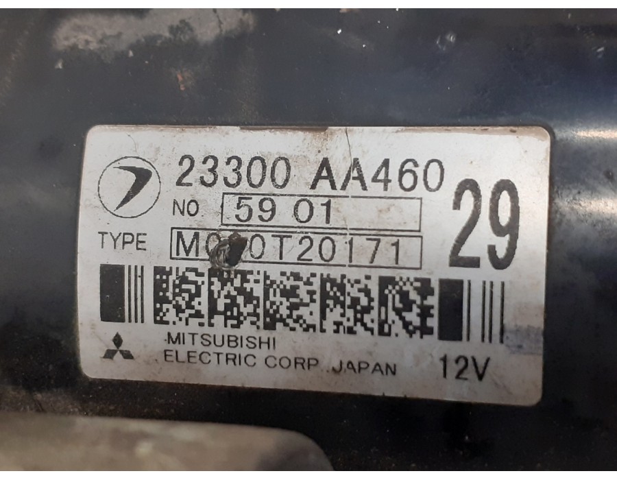 Recambio de motor arranque para subaru legacy familiar/outback b13 (bp) 3.0 cat referencia OEM IAM M000T20171  23300AA460