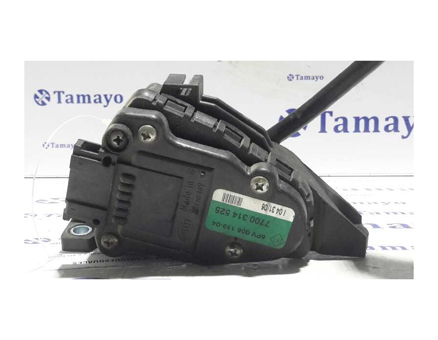 Recambio de potenciometro pedal para nissan interstar mod. 04 (x70) 2.5 dci diesel cat referencia OEM IAM 7700314525  6PV0081190