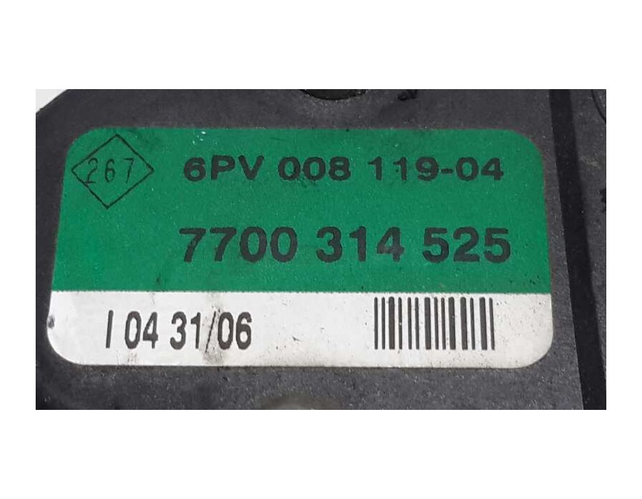 Recambio de potenciometro pedal para nissan interstar mod. 04 (x70) 2.5 dci diesel cat referencia OEM IAM 7700314525  6PV0081190