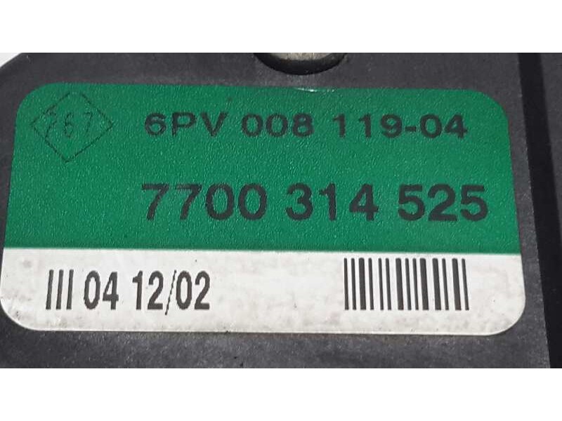 Recambio de potenciometro pedal para renault master ii phase 2 caja cerrada 2.5 diesel referencia OEM IAM 7700314525  6PV0081190