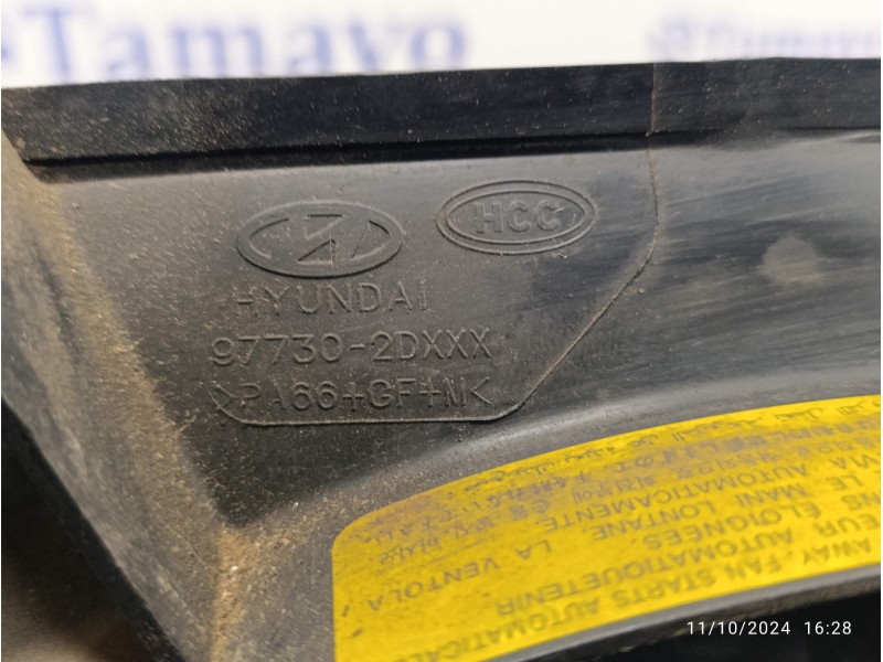 Recambio de electroventilador para hyundai coupe (gk) 1.6 16v cat referencia OEM IAM 977302DXXX  