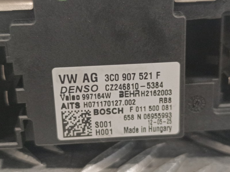 Recambio de resistencia calefaccion para volkswagen passat variant (365) 2.0 tdi dpf referencia OEM IAM 3C0907521F 997164W F0110