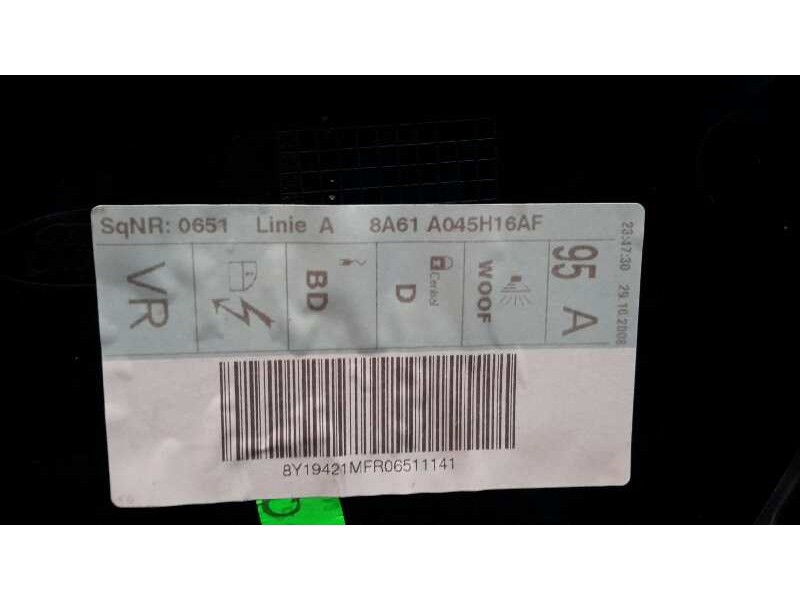 Recambio de elevalunas delantero derecho para ford fiesta (cb1) ambiente referencia OEM IAM 8A6114553A 8A61A23200 8A61A045H16AF