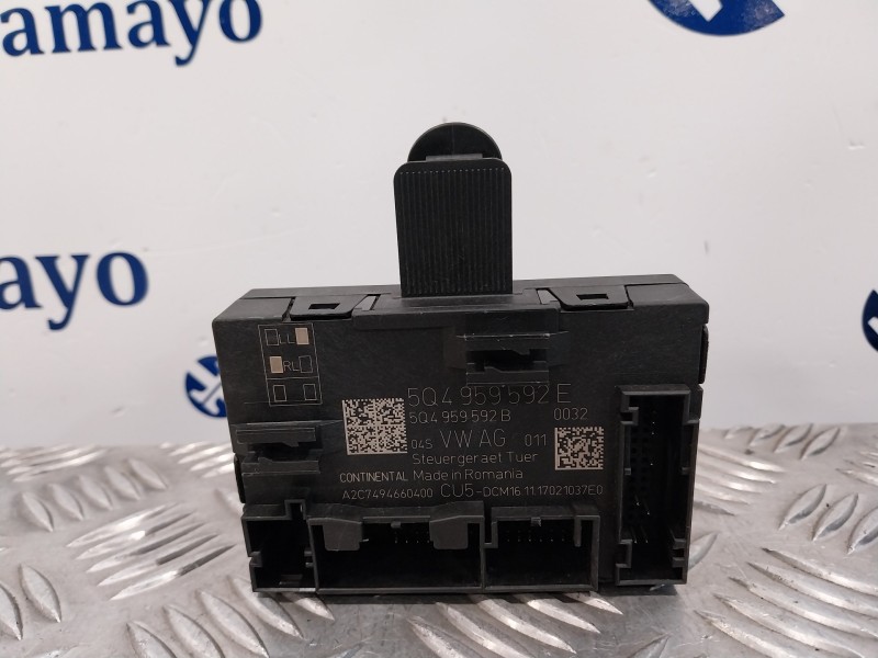 Recambio de modulo confort para seat ateca (kh7) 1.6 tdi referencia OEM IAM 5Q4959592E A2C7494660400 5Q4959592B