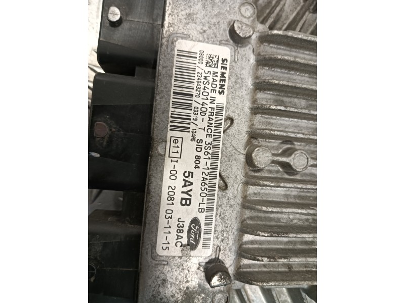 Recambio de centralita motor uce para ford fiesta (cbk) referencia OEM IAM 5WS40140DT 5AYBJ38AC 3S6112A650LB