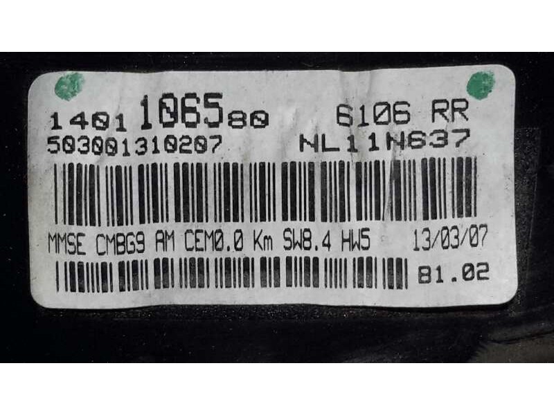 Recambio de cuadro instrumentos para renault trafic (desde 5.89) referencia OEM IAM 503001310207  1401106580