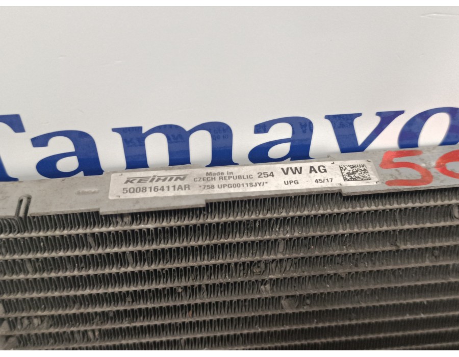 Recambio de condensador / radiador aire acondicionado para seat ateca (kh7) 1.6 tdi referencia OEM IAM 5Q0816411AR  