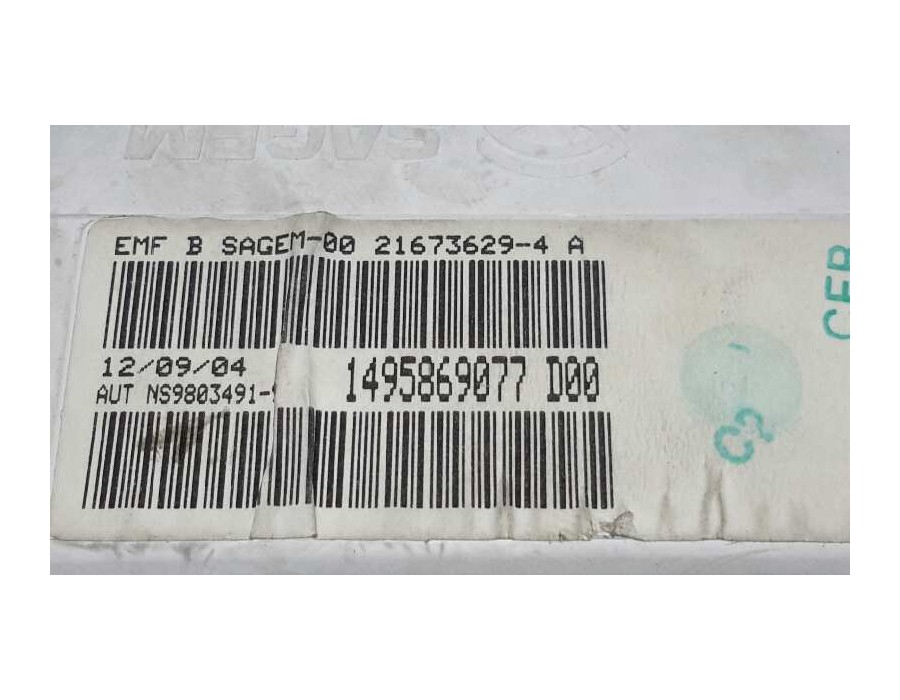 Recambio de pantalla / mando multifuncion para citroën c8 2.2 hdi fap cat (4hw) referencia OEM IAM 1495869077D00  