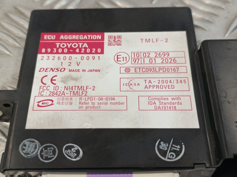 Recambio de modulo electronico para toyota rav 4 (a3) 2.2 turbodiesel cat referencia OEM IAM 8930042020  2326000091