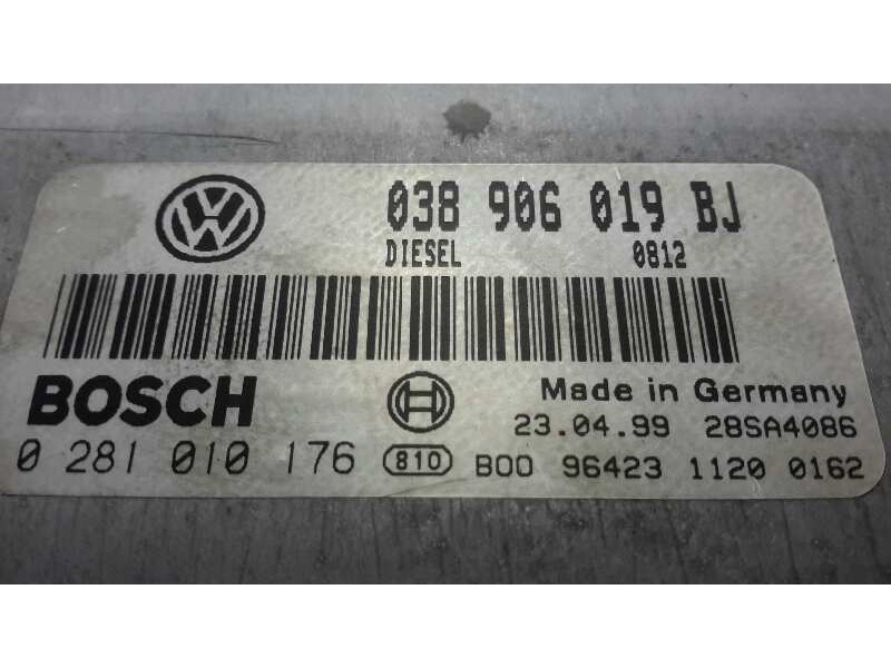 Recambio de centralita motor uce para volkswagen passat berlina (3b2) 1.9 tdi referencia OEM IAM 0281010176 28SA4086 038906019BJ