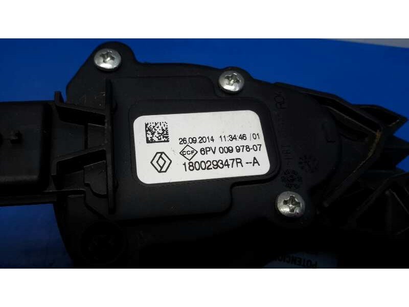 Recambio de pedal acelerador para renault clio iv 1.5 dci diesel fap referencia OEM IAM 180029347RA  6PV00997807