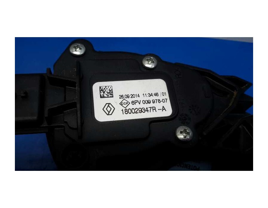 Recambio de pedal acelerador para renault clio iv 1.5 dci diesel fap referencia OEM IAM 180029347RA  6PV00997807