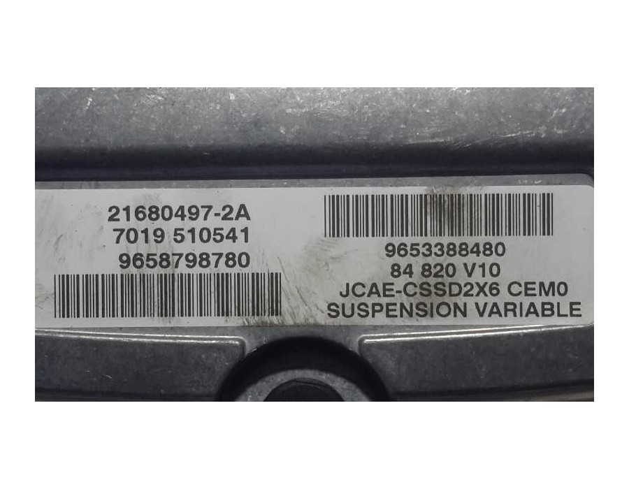 Recambio de centralita suspension para peugeot 407 coupe 2.7 hdi fap cat (uhz / dt17ted4) referencia OEM IAM 216804972A  84820V1