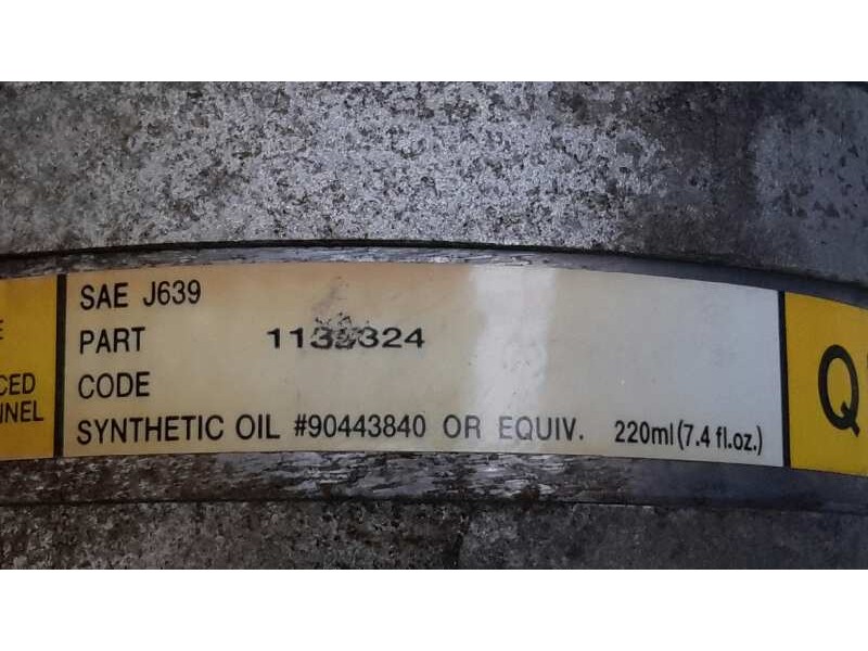 Recambio de compresor aire acondicionado para opel vectra b berlina básico referencia OEM IAM 1135324  