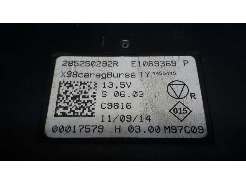 Recambio de modulo electronico para renault clio iv 1.5 dci diesel fap referencia OEM IAM 285250292R  E1069369P