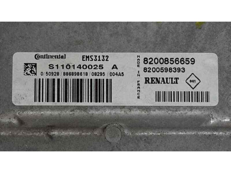 Recambio de centralita motor uce para dacia sandero básico referencia OEM IAM S110140025A 8200598393 8200856659